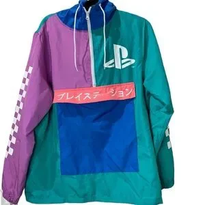 ブリストル　PlayStation Warm Up Jacket Sony PlayStation Anorak Windbreaker Jacket Size Small | eBay